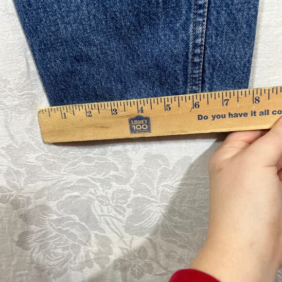 Lands End Jeans 10 Vintage Mom Blue Denim - Picture 9 of 14